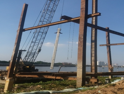 ĐÚC CỌC BÊ TÔNG Ở LONG AN - CÔNG TY ÉP CỌC BÊ TÔNG VÀ ĐÚC CỌC BÊ TÔNG Ở LONG AN GIÁ RẺ NHẤT