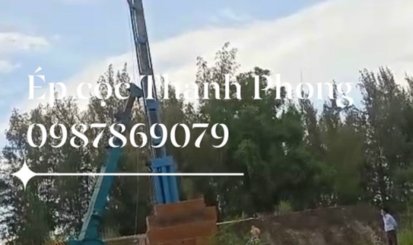 ÉP CỌC BÊ TÔNG CÁI BÈ