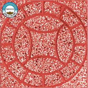 GẠCH VỈA HẺ ĐỒNG TIỀN ĐỎ