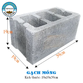 GẠCH BLOCK MÓNG 3 LỖ