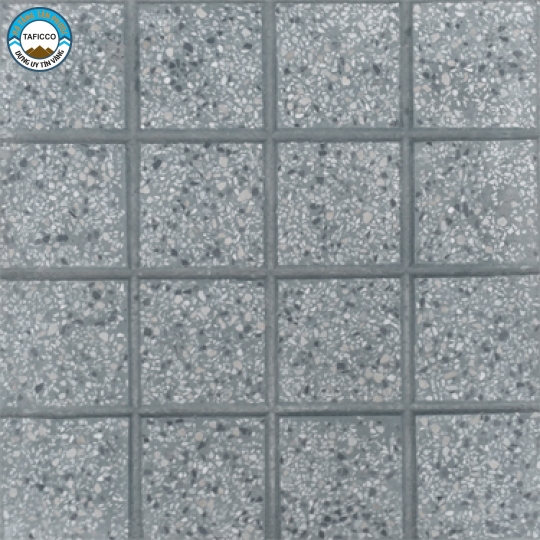Gạch Terrazzo 16 vông Xám