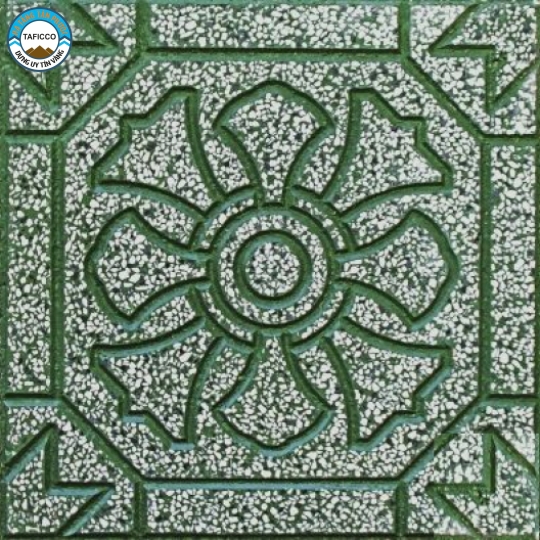 Gạch vỉa hè Hoa thị Xanh